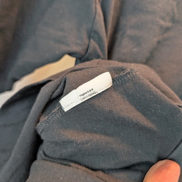 Love Moschino Black T-Shirt Size 2 In EUC - Picture 7 of 8